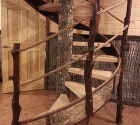 bark walls harvesting poplar bark, diy, repurposing upcycling, wall decor