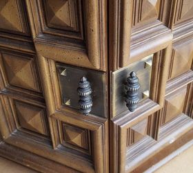 1960s octagon end table makeover pet bed in process, painted furniture, pets, pets animals