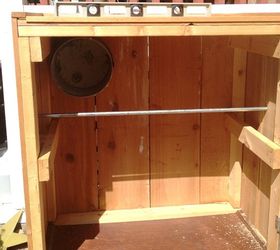 a summer chicken coop, diy, doors, homesteading, outdoor living, repurposing upcycling, woodworking projects