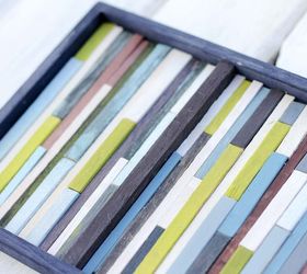 coffee stirrer diy wall art, crafts, how to, repurposing upcycling