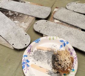 up cycled ceiling fan blades, crafts, repurposing upcycling, seasonal holiday decor, wall decor