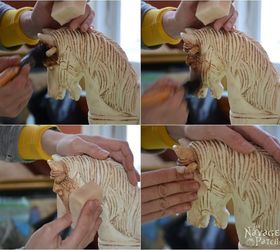 white horse, chalk paint, crafts, painted furniture