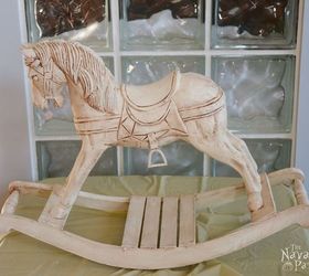 white horse, chalk paint, crafts, painted furniture