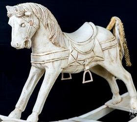 white horse, chalk paint, crafts, painted furniture