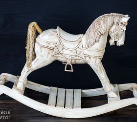 white horse, chalk paint, crafts, painted furniture