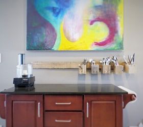 pallet wood wall mount silverware holder, diy, kitchen design, organizing, pallet, storage ideas, wall decor, woodworking projects