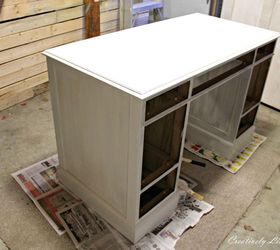 make a statement desk makeover for the fab furniture flippin cont, chalk paint, painted furniture