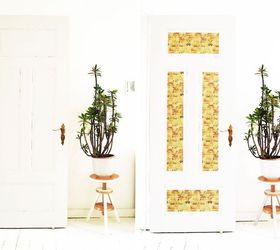 door makeover with design film, doors, wall decor