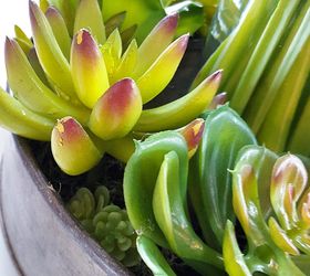 faux succulent ring mold wreath, crafts, succulents, wreaths