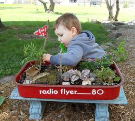 nick and grandma s mini garden, container gardening, diy, gardening, repurposing upcycling