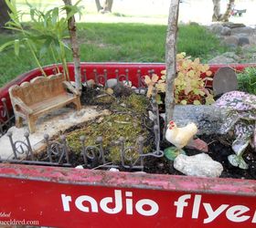 nick and grandma s mini garden, container gardening, diy, gardening, repurposing upcycling