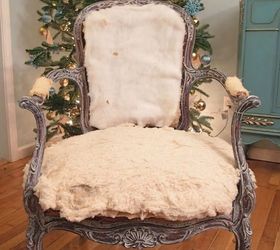french chair repair and makeover, painted furniture, reupholster