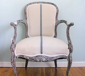 french chair repair and makeover, painted furniture, reupholster