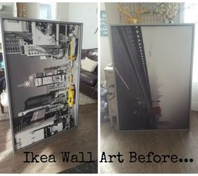 ikea wall art to restoration hardware letter hack all in one, crafts, repurposing upcycling, wall decor