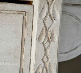 vintage desk makeover, painted furniture