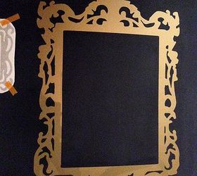 awkward wall gets a chalkboard paint makeover, chalkboard paint, crafts, diy, home decor, wall decor