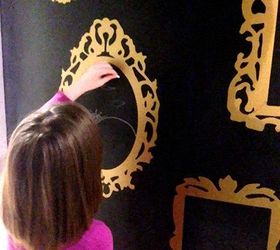 awkward wall gets a chalkboard paint makeover, chalkboard paint, crafts, diy, home decor, wall decor