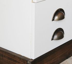 ikea hack tarva dresser turned printers console style buffet, painted furniture