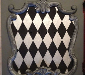 alice plays backgammon, painted furniture