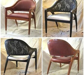 8 beautiful upholstery updates with furniture stencils chalk paint, chalk paint, painted furniture, reupholster