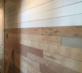 diy shiplap wall easy cheap and beautiful part 1, diy, how to, wall decor, woodworking projects