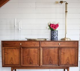 drexel declaration sideboard makeover, cleaning tips, painted furniture