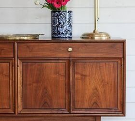 drexel declaration sideboard makeover, cleaning tips, painted furniture