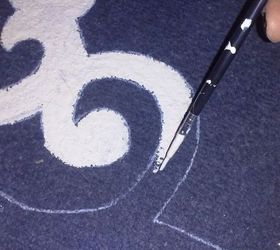 a painted rug, crafts, reupholster