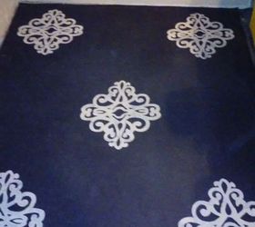 a painted rug, crafts, reupholster