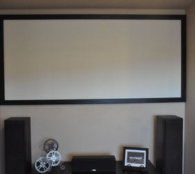 movie night make your own projector screen for less than 100, diy, how to, wall decor