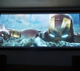 movie night make your own projector screen for less than 100, diy, how to, wall decor