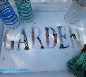 upcycled old metal t v trays, crafts, repurposing upcycling