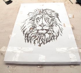drill and plywood diy art board, wall decor, woodworking projects
