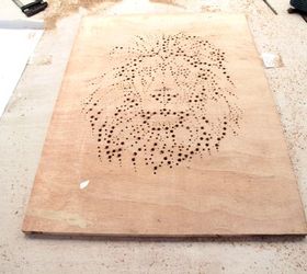 drill and plywood diy art board, wall decor, woodworking projects