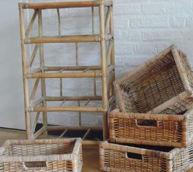 diy rattan drawer makeover, painted furniture