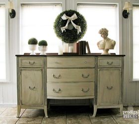 vintage sideboard gets refreshed, diy, painted furniture