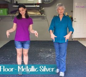 garage floor metallic coating, concrete masonry, diy, flooring, garages, painting