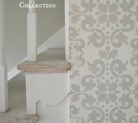 stencil or wallpaper my foyer stencil was the way to go, diy, foyer, painting, wall decor