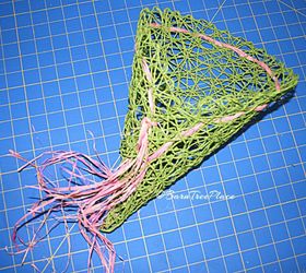 repurposed placemat to welcome spring decoration, crafts, seasonal holiday decor, wreaths