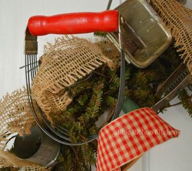 vintage kitchen tool wreath, crafts, repurposing upcycling, wreaths