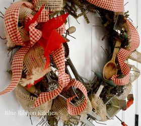 vintage kitchen tool wreath, crafts, repurposing upcycling, wreaths
