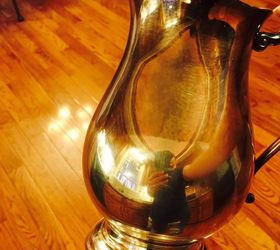 making grandma s silver shine again, cleaning tips, Bottom after bath top not done yet