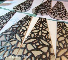 make a faux tiffany lamp from a thrift store find, crafts, lighting