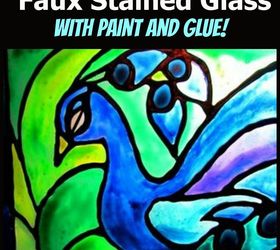 make a faux tiffany lamp from a thrift store find, crafts, lighting