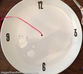 west elm inspired clock, crafts, repurposing upcycling, wall decor