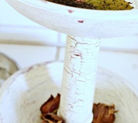 my version of the tiered stand from wooden bowls diylikeaboss, chalk paint, crafts, how to, repurposing upcycling
