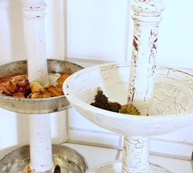 my version of the tiered stand from wooden bowls diylikeaboss, chalk paint, crafts, how to, repurposing upcycling