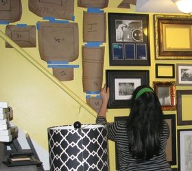 epic staircase gallery wall, stairs, wall decor