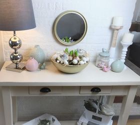 super easy spring easter decor ideas, easter decorations, flowers, home decor, seasonal holiday decor