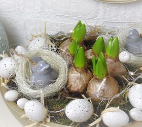 super easy spring easter decor ideas, easter decorations, flowers, home decor, seasonal holiday decor